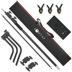 10.8ft Black C Stand Light Stand Stainless Metal Photography Kit