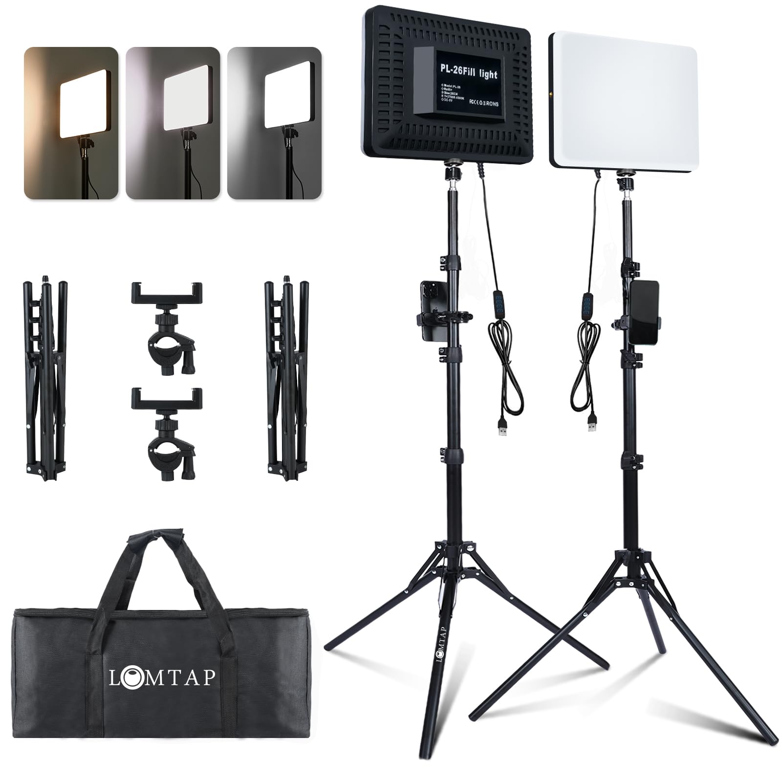 35W LED Studio Light – Portable Video & Streaming Kit
