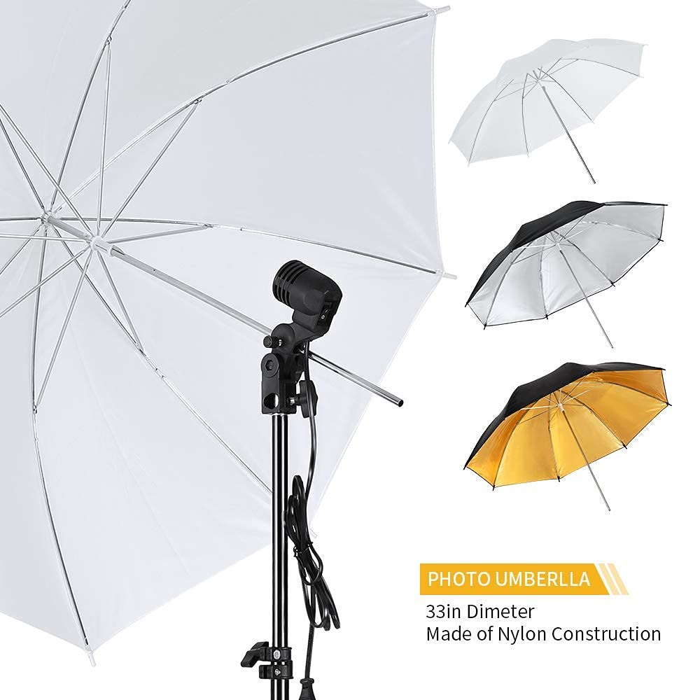 Studio Lighting Kit – Green Screen, Backdrop Stand & Accessories