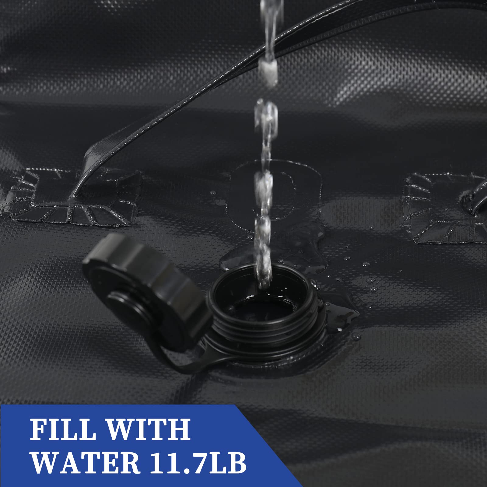 Water Saddle Sandbags (4 Pack) – Heavy Duty Weight Bags