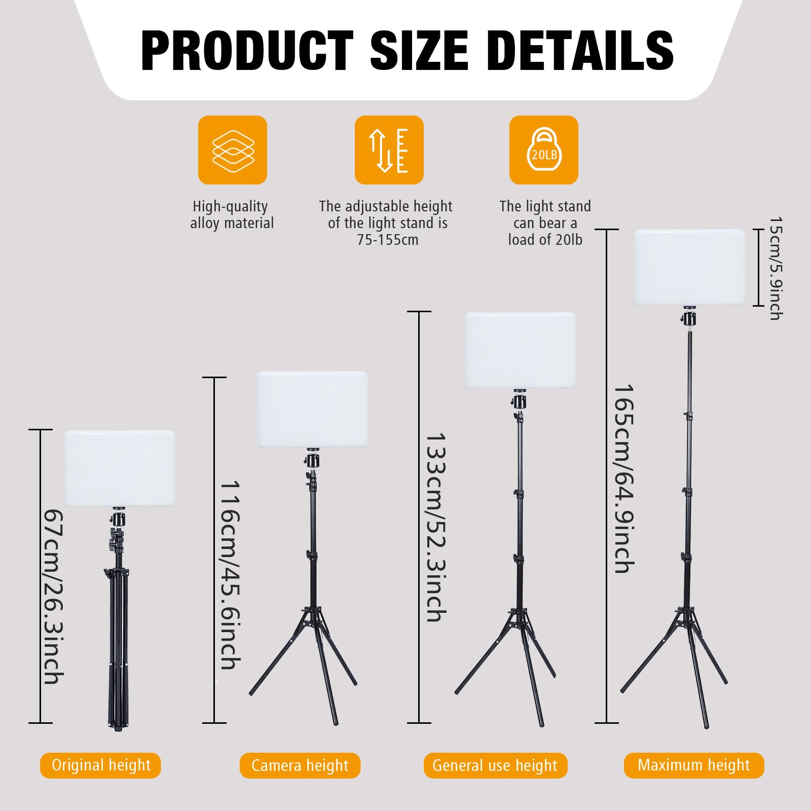 35W LED Studio Light – Portable Video & Streaming Kit