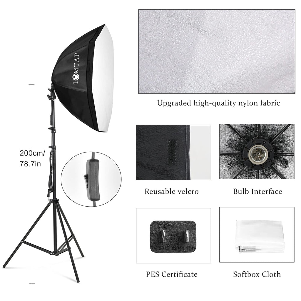 Studio Lighting Kit – Green Screen, Backdrop Stand & Accessories