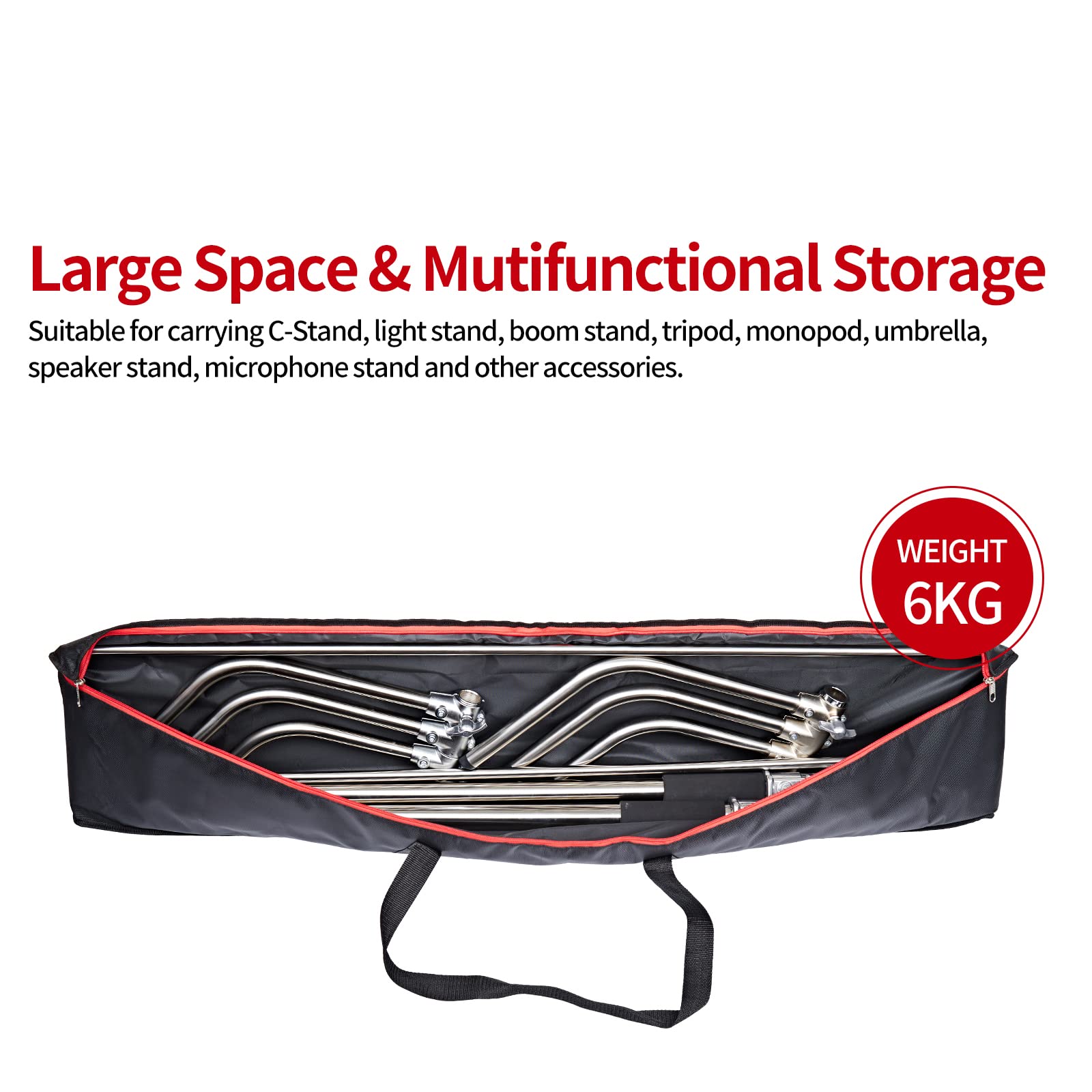 53" C Stand Carrying Case – Heavy-Duty Universal Bag