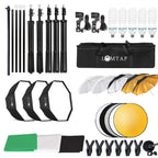 Studio Lighting Kit – Green Screen, Backdrop Stand & Accessories